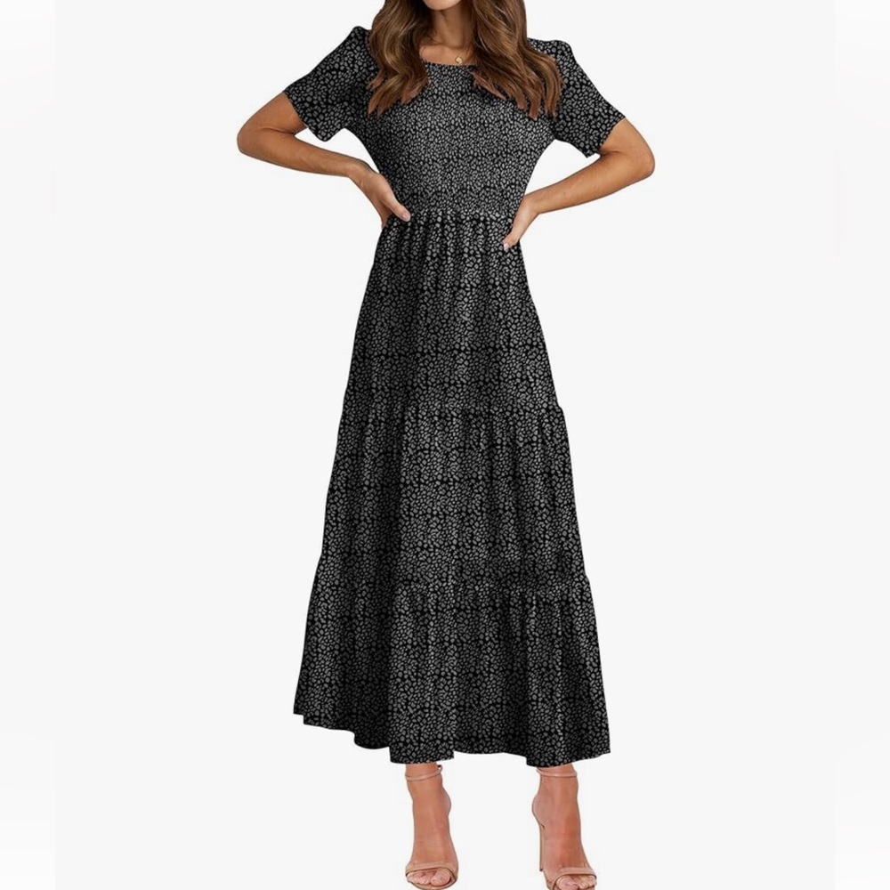 BTFBM black floral dress